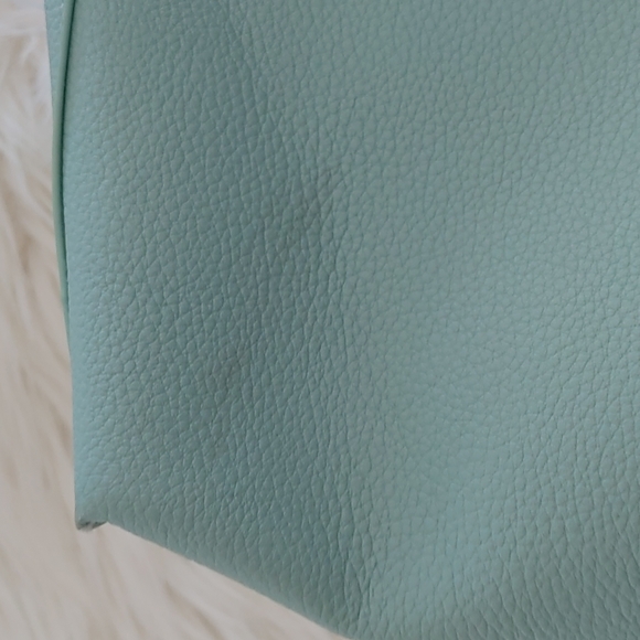 Women's Orb Aqua Vegan Leather Tote - Picture 7 of 12